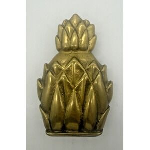 Solid Brass Pineapple Decorative Bell Wall Mount‎ Gold Tone Kitchen Decor Accent